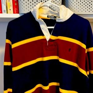 Ralph Lauren Polo Vintage Rugby Shirt  Men size Large